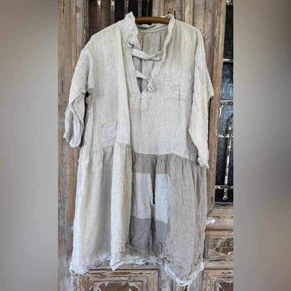 Beautiful ’LOVE’ Collection Magnolia Pearl Linen  Dress - Picture 1 of 10